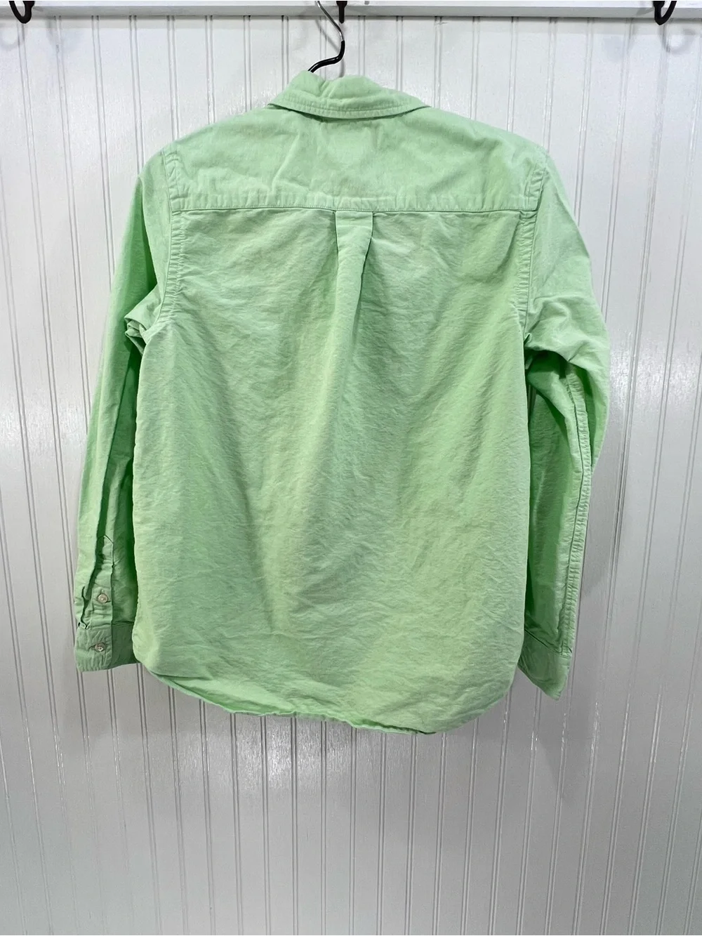 Ralph Lauren Polo Bright Lime Green Long-Sleeve Button-Down Shirt Preppy Size XL